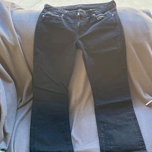 7 For all mankind black bootcut jeans like new size 32
